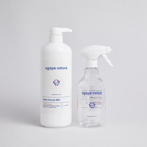 Love Rescue 001 certified organic all-in-one household cleaner (1kg) + 1 empty spray bottle